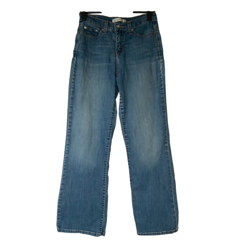 Levi Strauss & Co 512 Perfectly Slimming Boot Cut Denim Jeans Womens Size 4 S/C